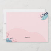 Winter Polar Beer Verjaardagsfeest Kaart (Achterkant)