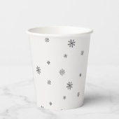 Winter Polar Beren Baby shower Papieren Bekers (Achterkant)