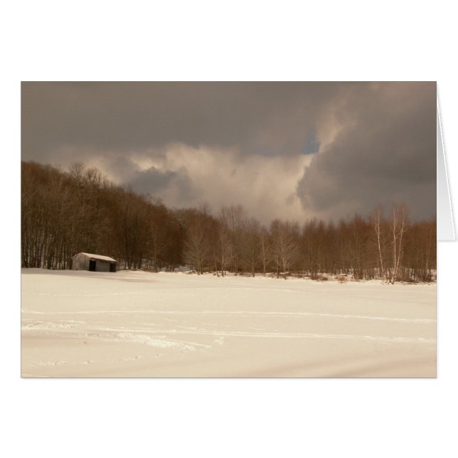 Winter Pole Barn (Voorkant Horizontaal)