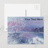Winter Pond Briefkaart (Voorkant / Achterkant)