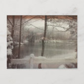 Winter Pond Briefkaart (Voorkant)