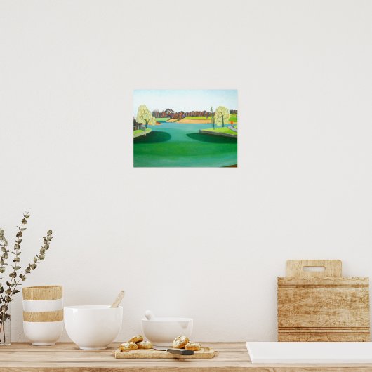 Winter Pond Poster (Keuken)