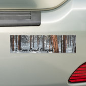 Winter Ponderosa Bumpersticker (Op auto)