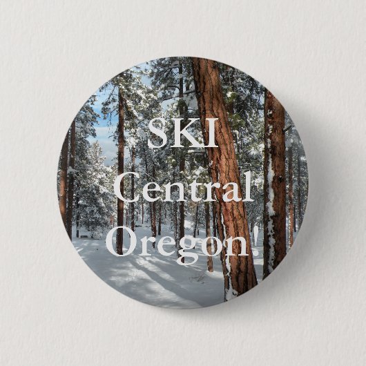 Winter Ponderosa Ronde Button 5,7 Cm (Voorkant)