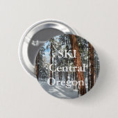 Winter Ponderosa Ronde Button 5,7 Cm (Voorkant /achterkant)