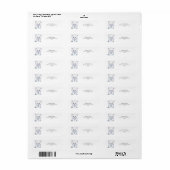 Winter poolbeer babybeer etiket (Full Sheet)