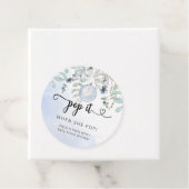 Winter Pop als ze baby shower pop Bedankjes Labels (In situ)