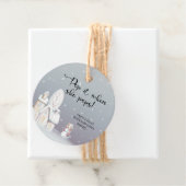 Winter Pop als ze baby shower pop Bedankjes Labels (In situ)