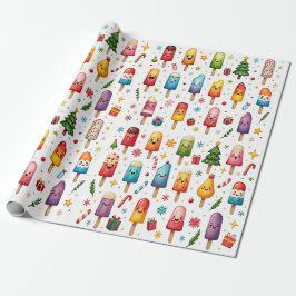 Winter Popsicle Wonderland Cadeaupapier