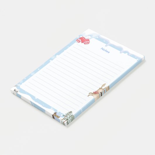 Winter Post-it® Notes (Schuin)