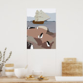 winter poster (Keuken)