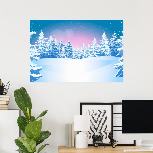 Winter Poster (Thuiskantoor)