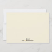 Winter Prettige feestdagen Flat Card (groen) Feestdagenkaart (Achterkant)