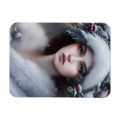 Winter Princess Holiday Magneet (Horizontaal)