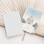 Winter Princess Vintage Fairytale Girl's Birthday  Kaart