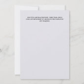 Winter prinses sprookjesblauw bos sneeuw maanlicht kaart (Achterkant)