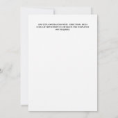 Winter prinses strass kroon betoverd bos kaart (Achterkant)