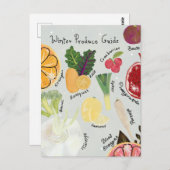 Winter Produce Briefkaart (Voorkant / Achterkant)