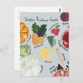 Winter Produce Briefkaart (Voorkant / Achterkant)