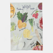 Winter Produce Guide Theedoek (Verticaal)