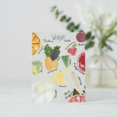 Winter Productengids Postkaart (Staand voorkant)