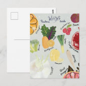 Winter Productengids Postkaart (Voorkant / Achterkant)
