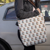 Winter Puffin Kusttas Crossbody Tas