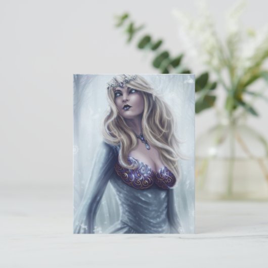 Winter Queen Briefkaart (Staand voorkant)