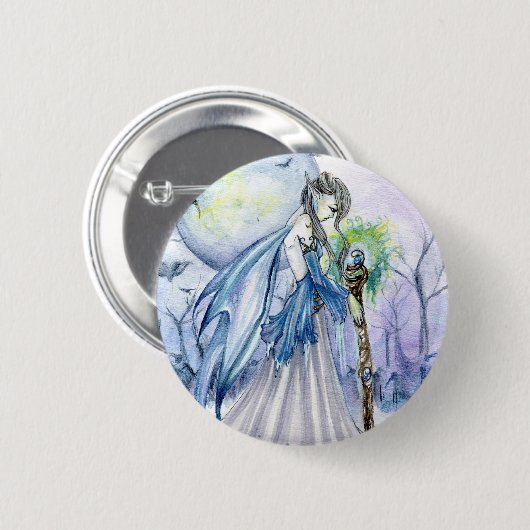 Winter Queen Button Pin (Voorkant /achterkant)