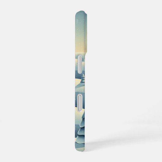 Winter Quiet Hills iPhone 16 Hoesje (Rechterkant)