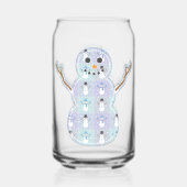 Winter Quilt Blikvorm Glas (Achterkant)