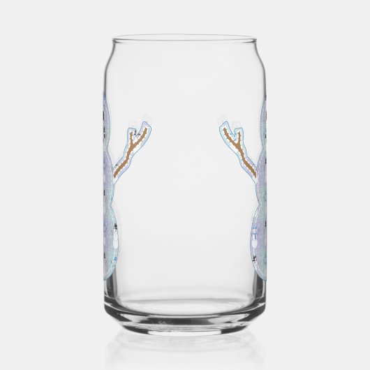 Winter Quilt Blikvorm Glas (Rechts)