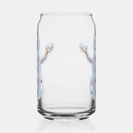 Winter Quilt Blikvorm Glas (Links)