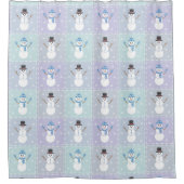 Winter Quilt douchegordijn (Voorkant)