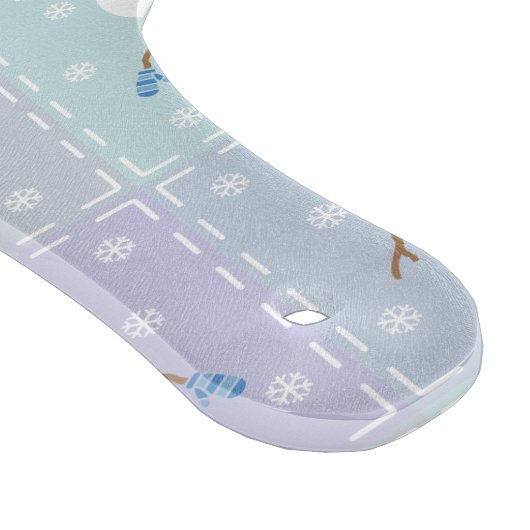 Winter Quilt glas snijplank (Hoek)