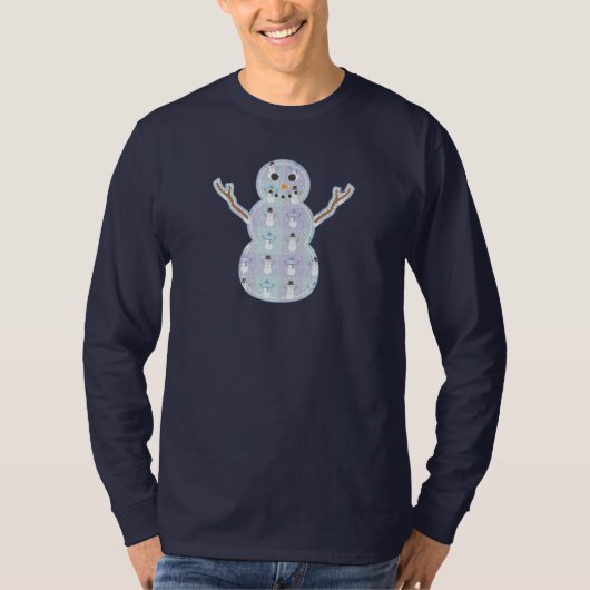 Winter Quilt Heren T-shirt (Voorkant)
