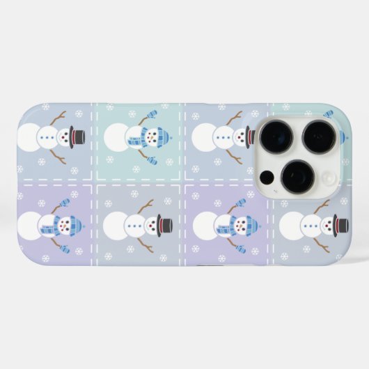Winter Quilt Hoesje-Mate Phone Case (Achterkant (horizontaal))