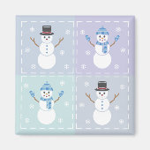 Winter Quilt Magnet (Voorkant)