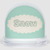 Winter quote schattige sneeuwvlok  look sneeuwbol (Achterkant)