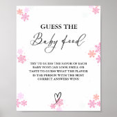 Winter Raad het Baby Food Baby shower spel Poster (Voorkant)
