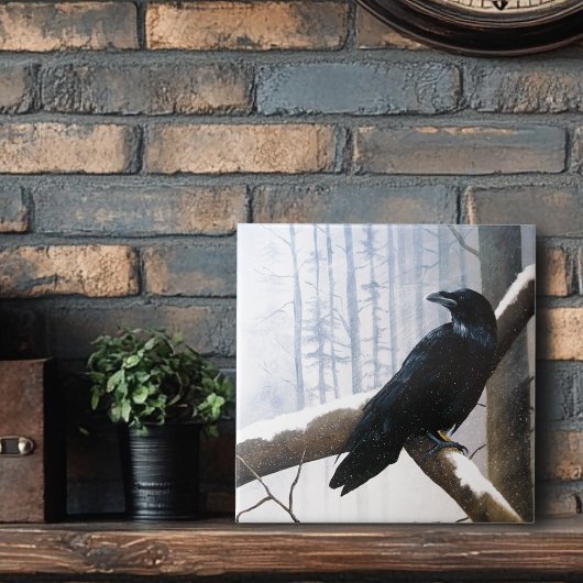 Winter Raaf Tegeltje