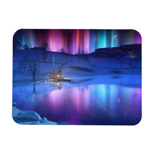 Winter Rainbow Flexible Magnet Magneet (Horizontaal)