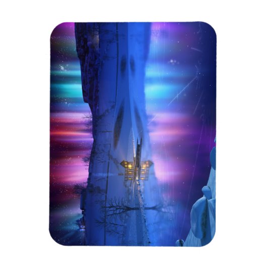 Winter Rainbow Flexible Magnet Magneet (Verticaal)