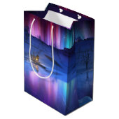 Winter Rainbow Gift Bag Medium Cadeauzakje (Achterkant Gekanteld)