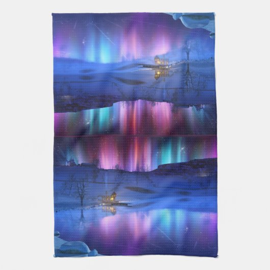 Winter Rainbow Towel Theedoek (Verticaal)