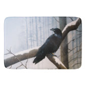 Winter Raven Badmat (Voorkant)