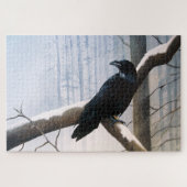 Winter Raven Forest Legpuzzel (Horizontaal)
