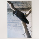 Winter Raven Forest Legpuzzel (Verticaal)
