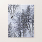 Winter Raven... Legpuzzel (Verticaal)