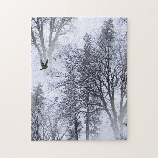 Winter Raven... Legpuzzel (Verticaal)
